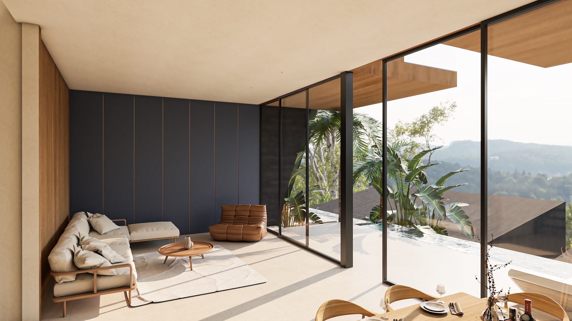 Living area — Villa 9